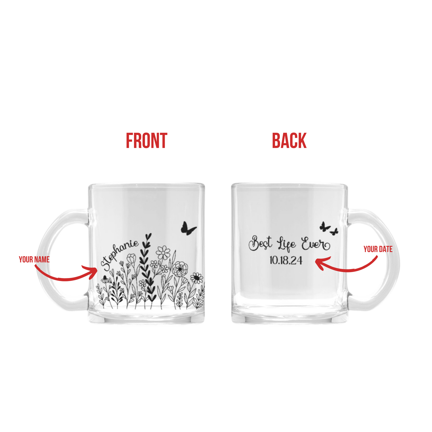 baptism mug for sisters, best life ever mug