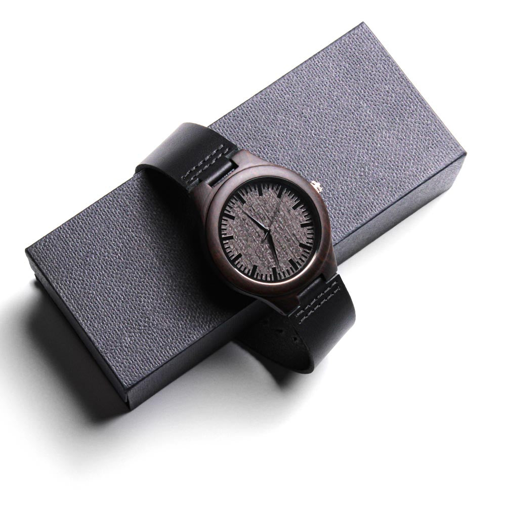 Best Life Ever 2025 Engraved Wood Watch