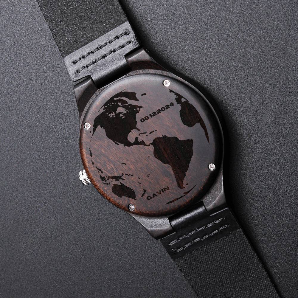 personalized best life ever engraved wood watch for brothers, baptism gift for brothers, no hay vida mejor