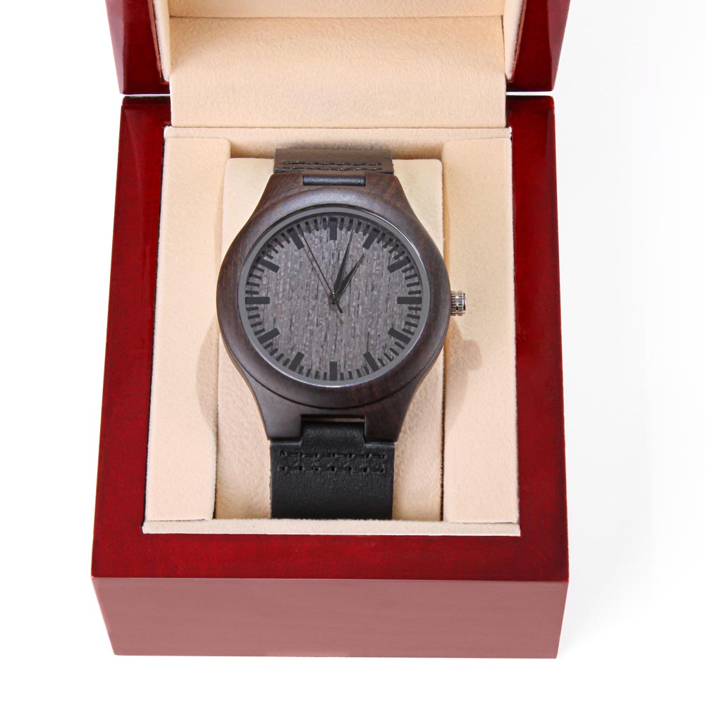 Best Life Ever 2025 Engraved Wood Watch