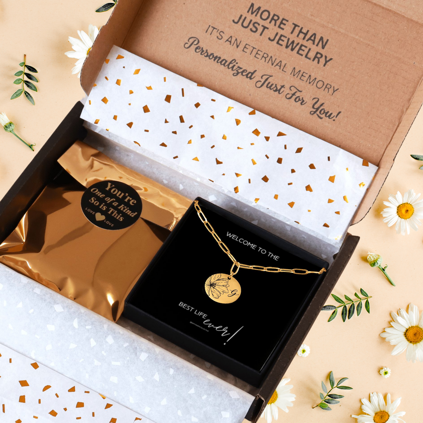 welcome to the best life ever baptism necklace, personalized baptism gift for sisters