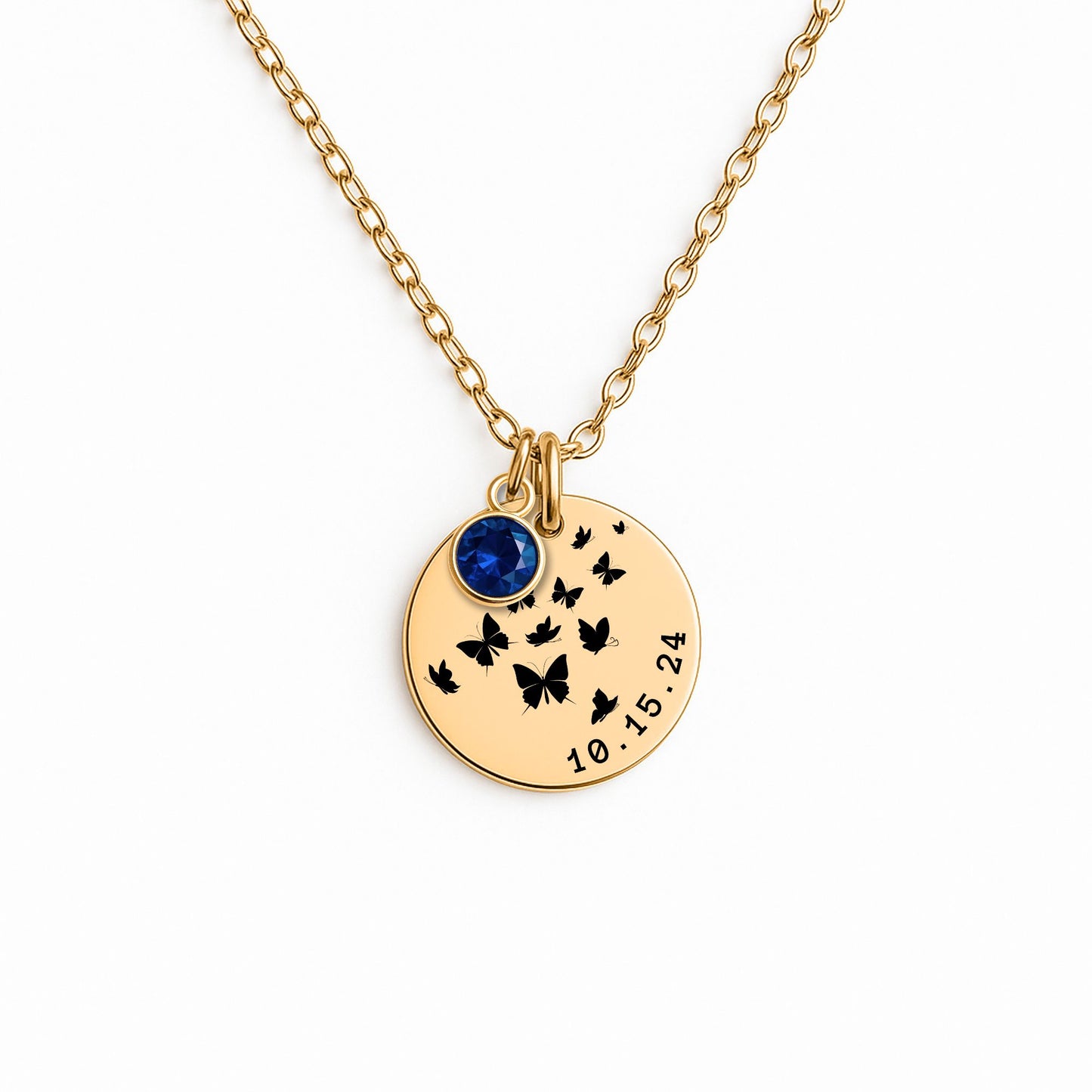 baptism necklace with stone for sisters, best life ever baptism necklace for girl