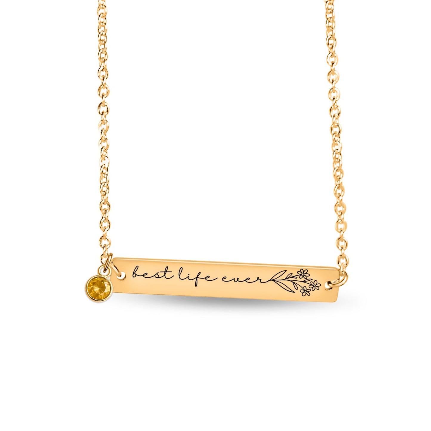 new publisher gift for sisters, best life ever necklace