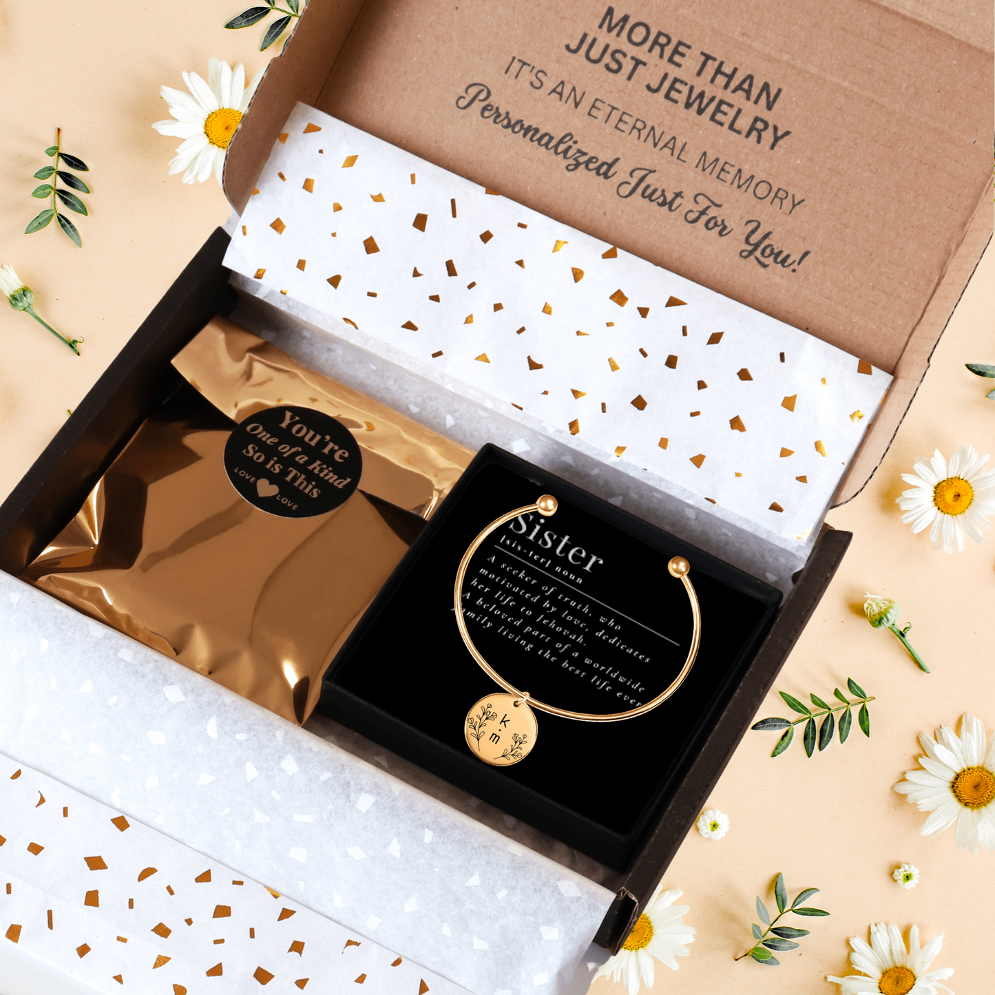 baptism bracelet bangle for sisters