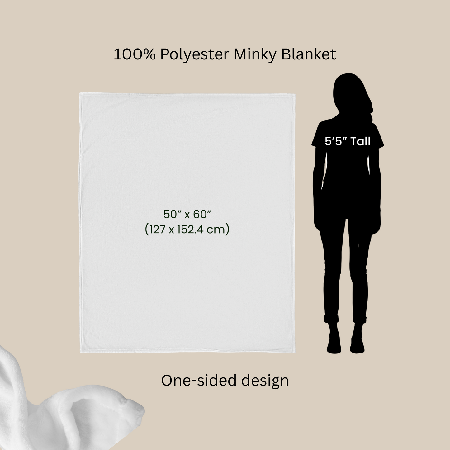 50" x 60" Baptism blanket for sisters, jw personalized baptism gift for girl