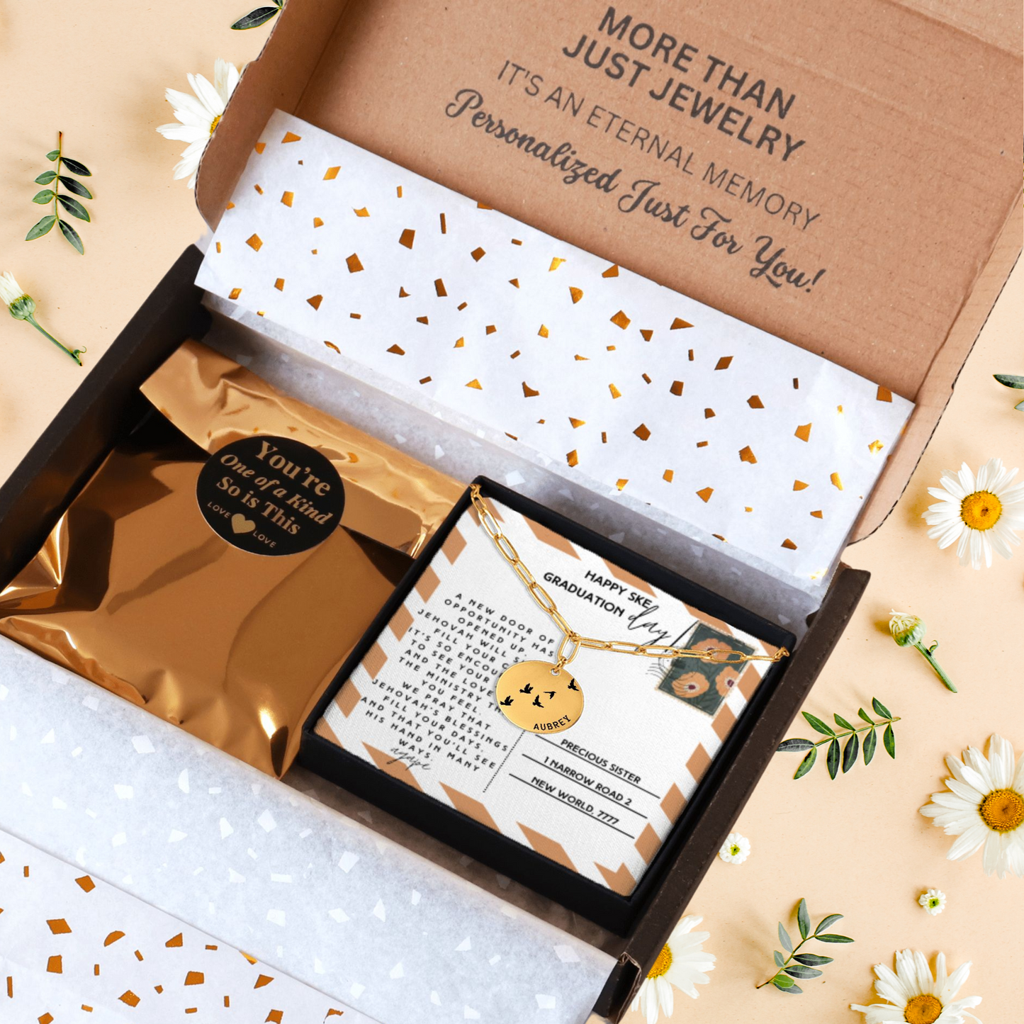 ske necklace for sisters, school for kingdom evangelizers gifts, ske graduation gift