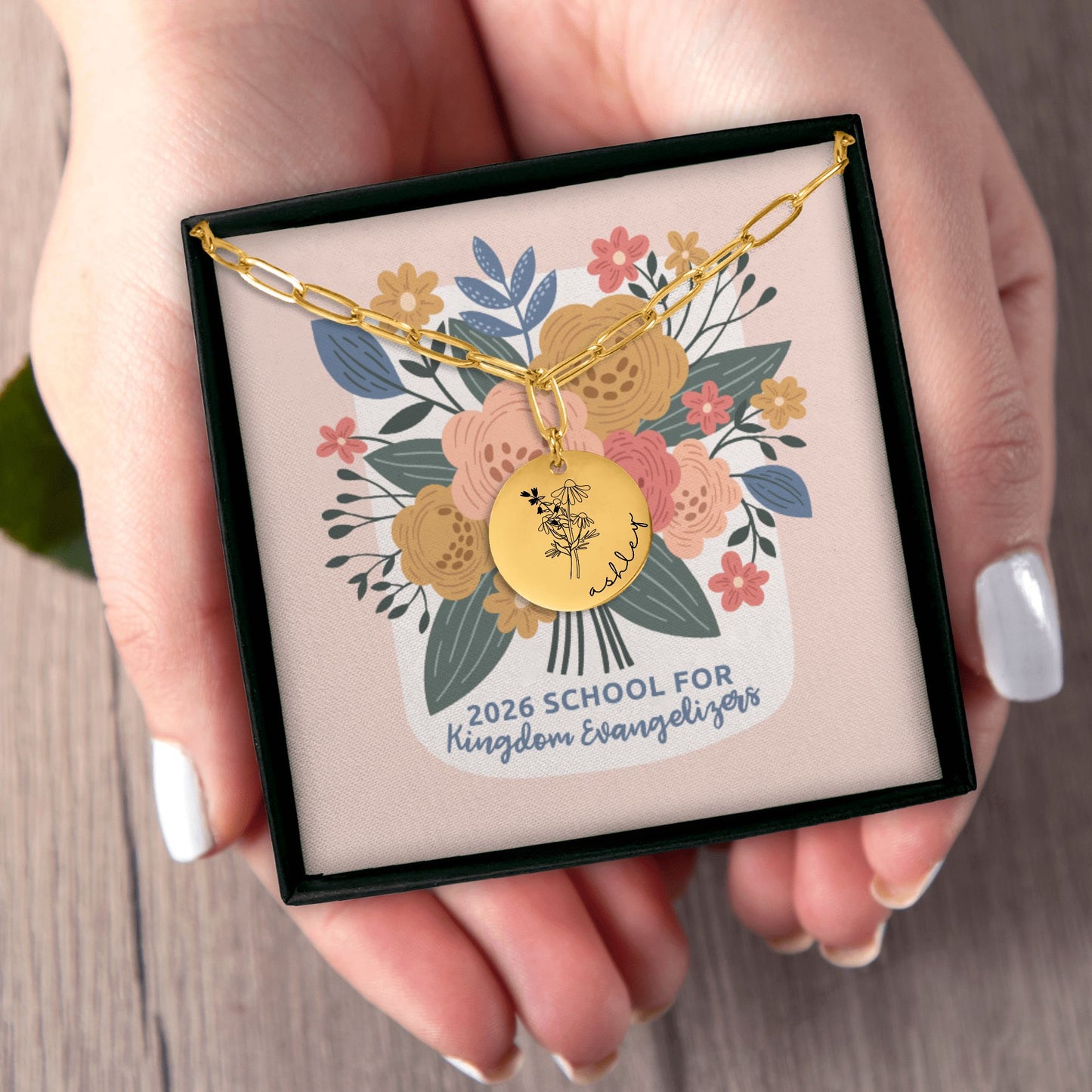 ske gifts for sisters, school for kingdom evangelizers gifts, ske class gifts necklace