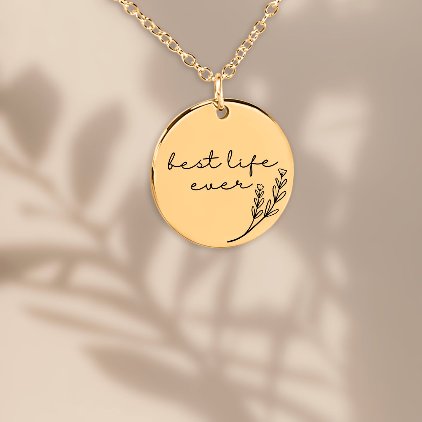 best life ever baptism necklace for sisters