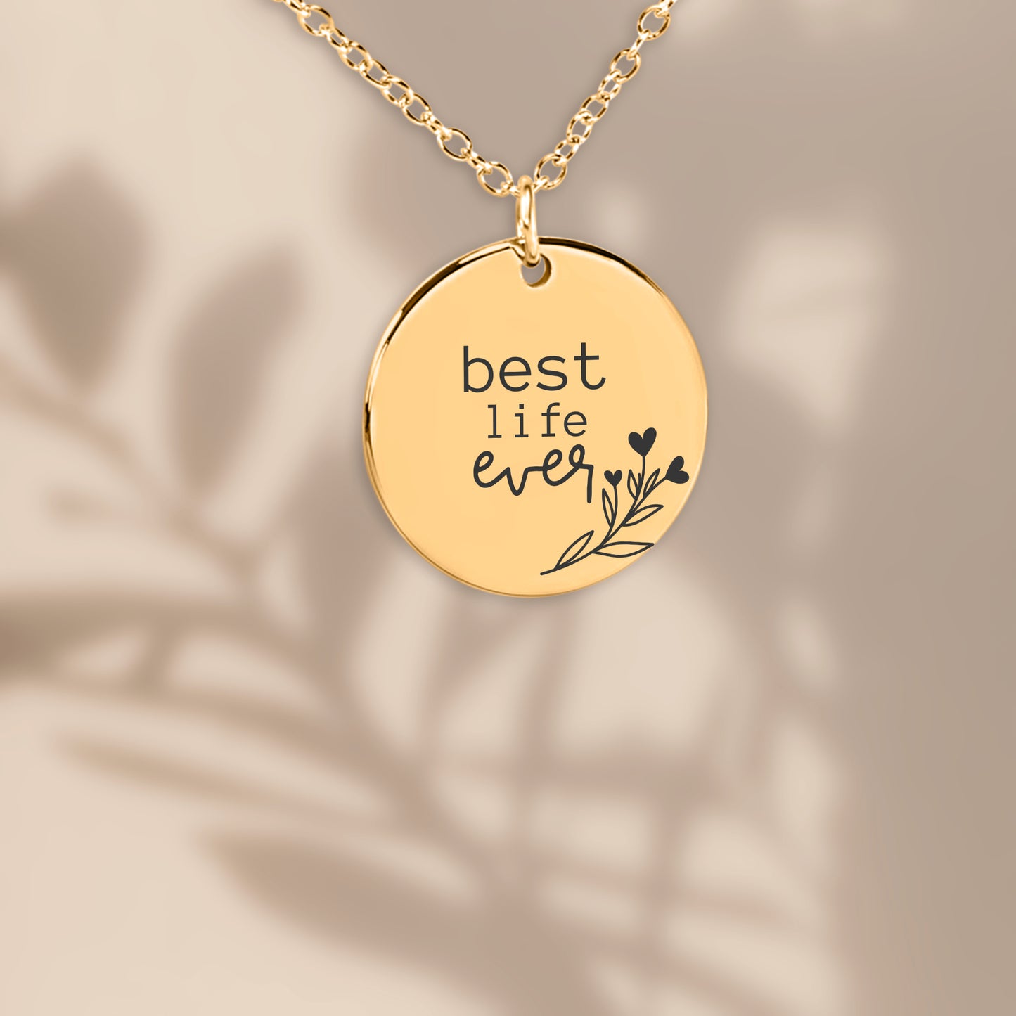 best life ever baptism necklace for sisters