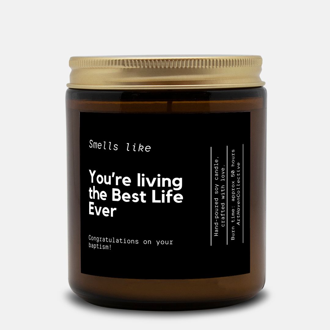 Best life ever candle for brothers and sisters