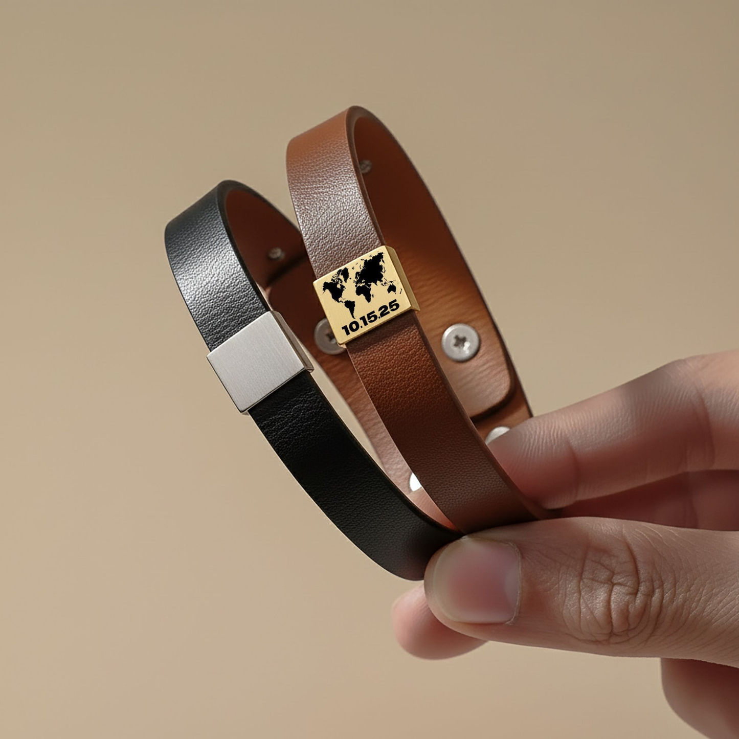 personalized baptism bracelet gift for brothers, baptism gift for men