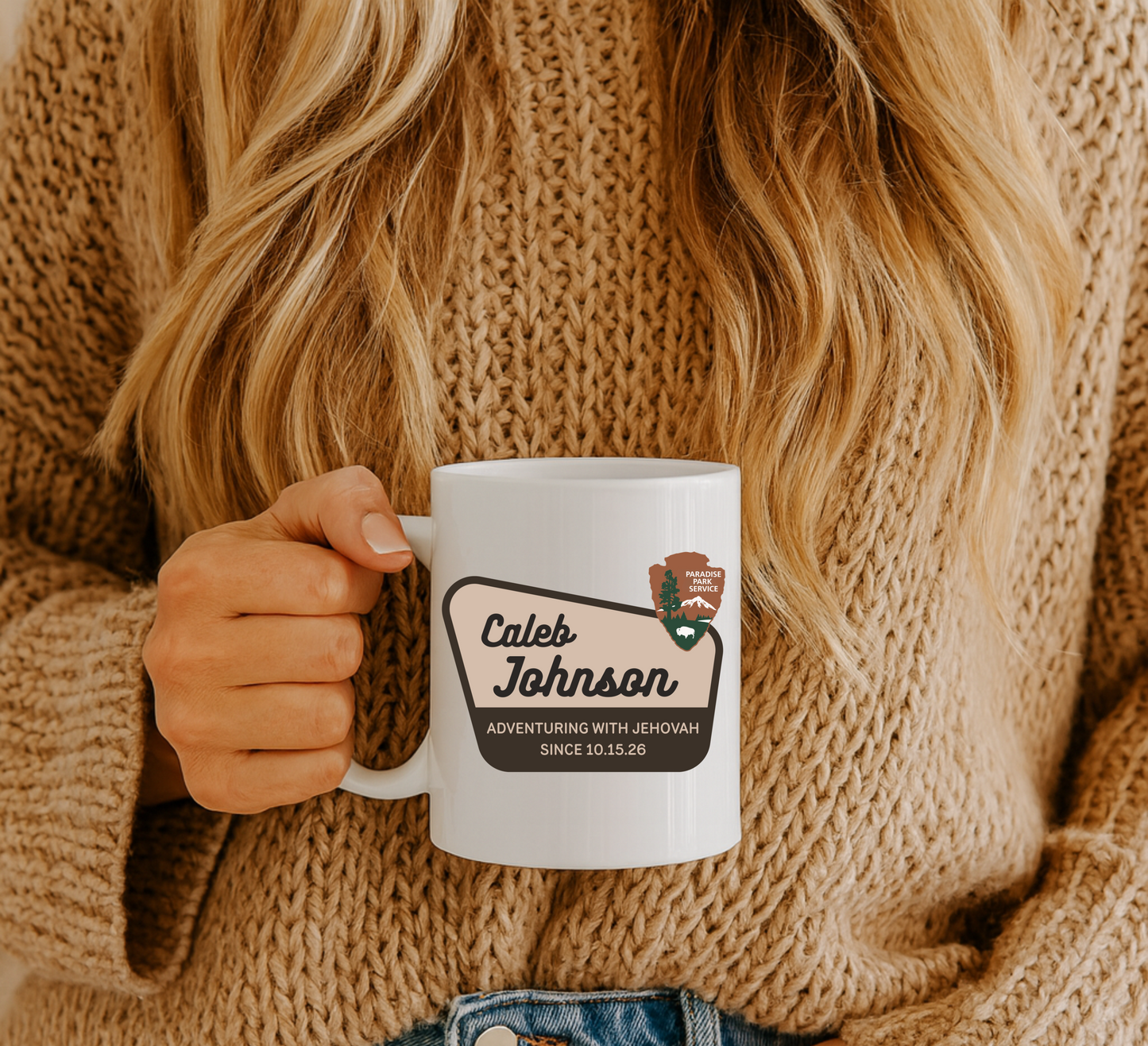 personalized baptism mug for brothers and sisters