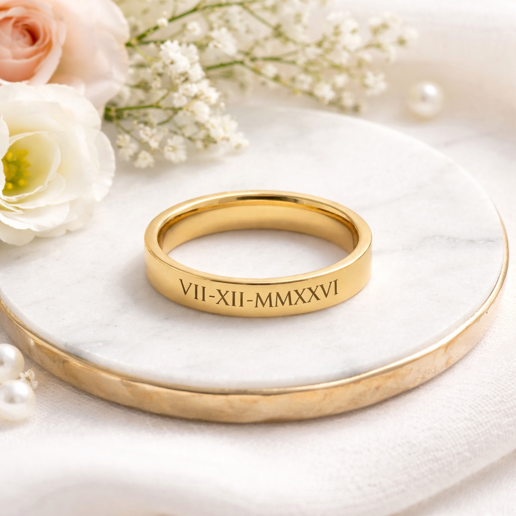 personalized baptism ring for sisters, engraved baptism jewelry for women