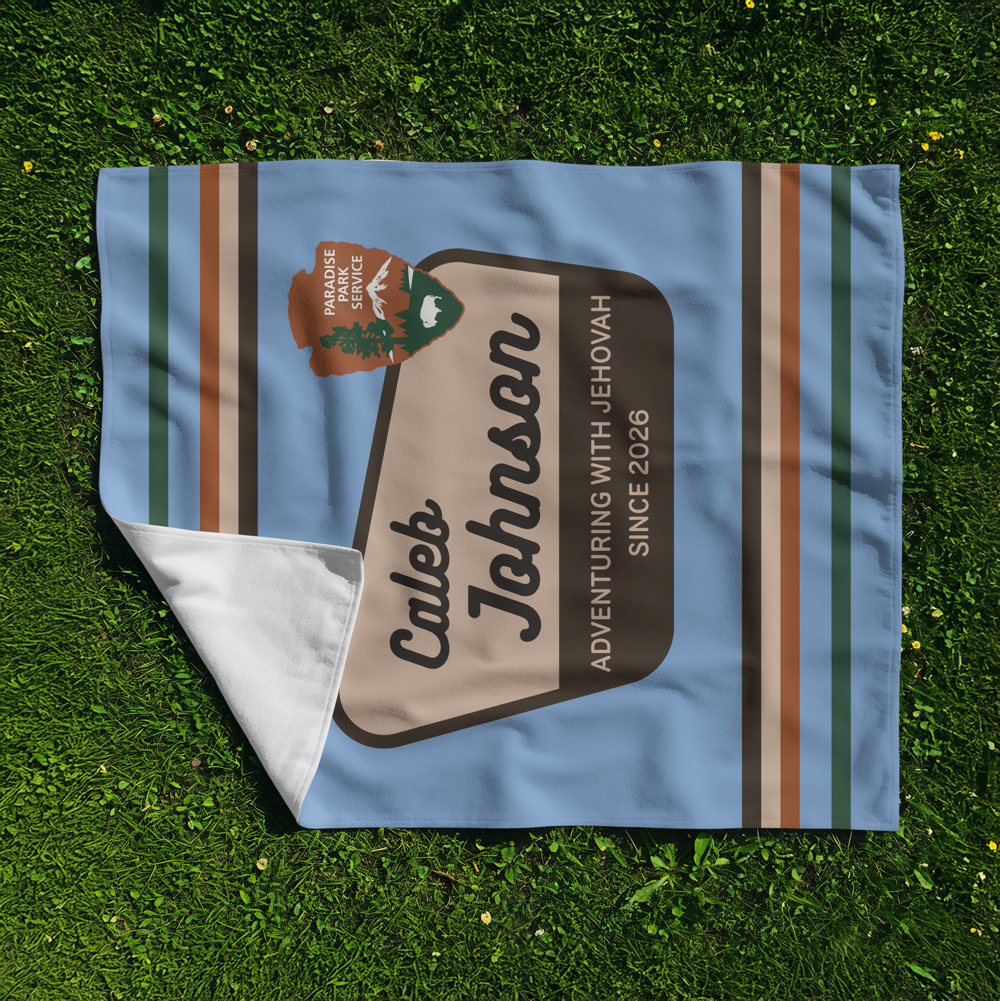 Baptism gift for brothers, Baptism blanket gift for brothers