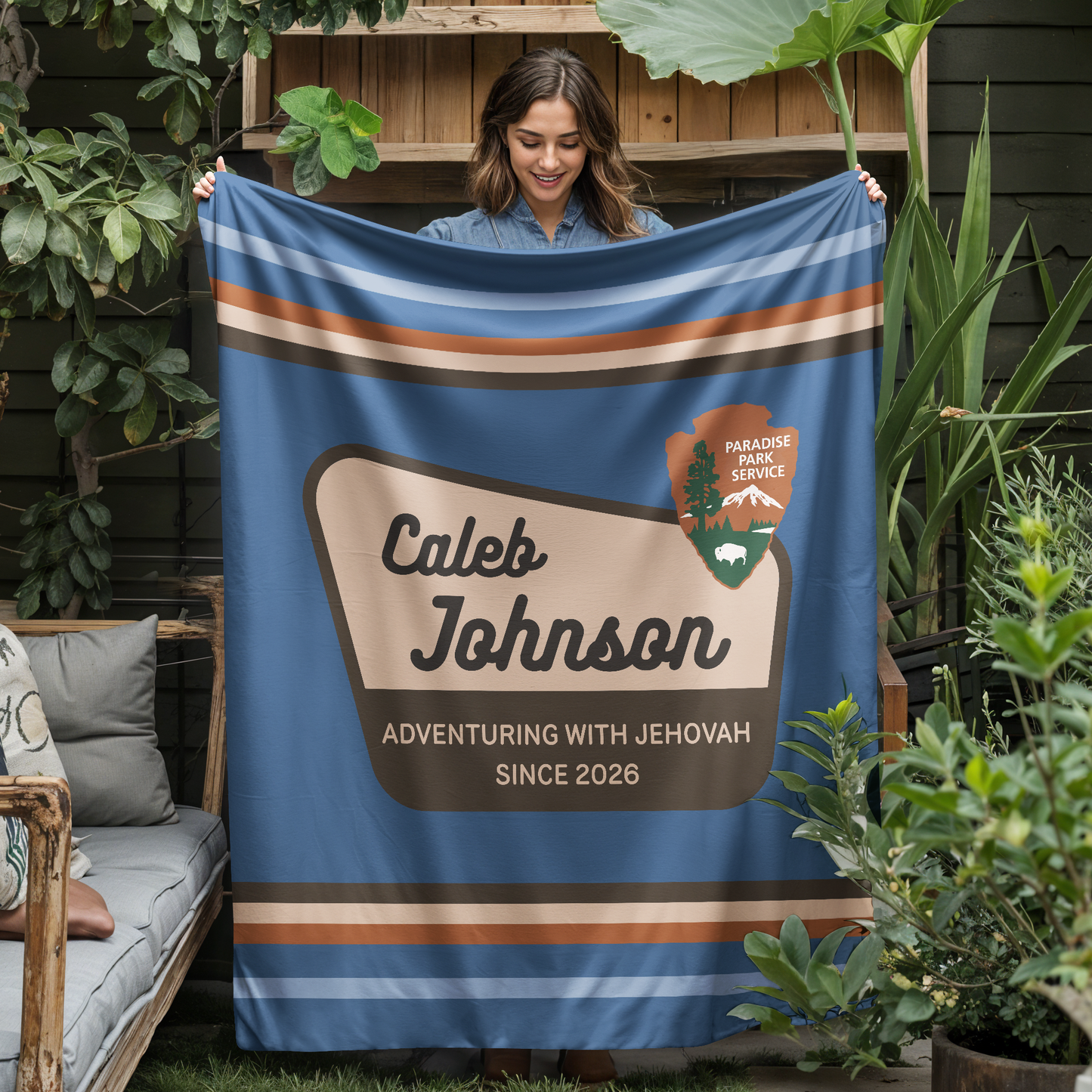 Baptism gift for brothers, Baptism blanket gift for brothers