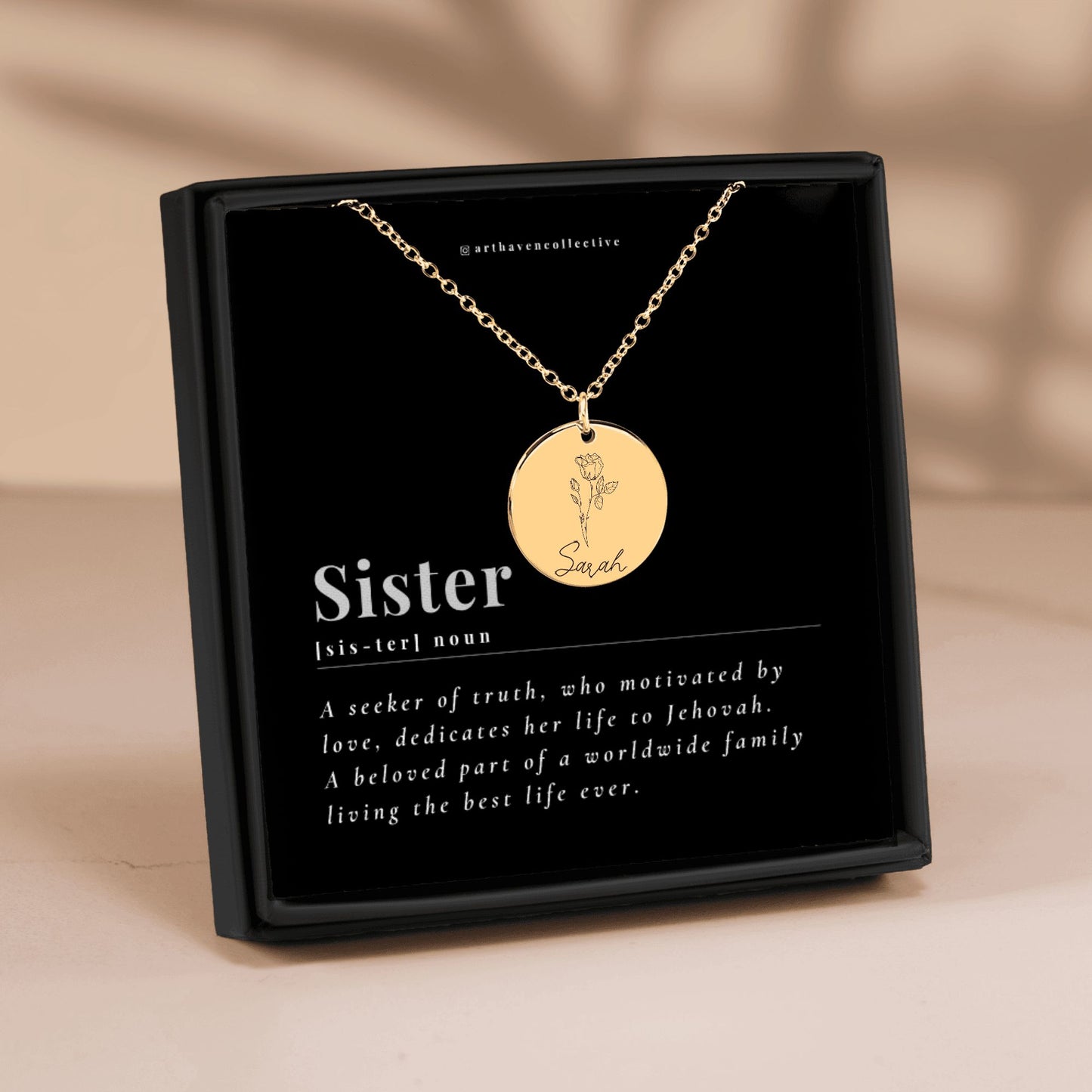 jw baptism jewelry gift for sisters