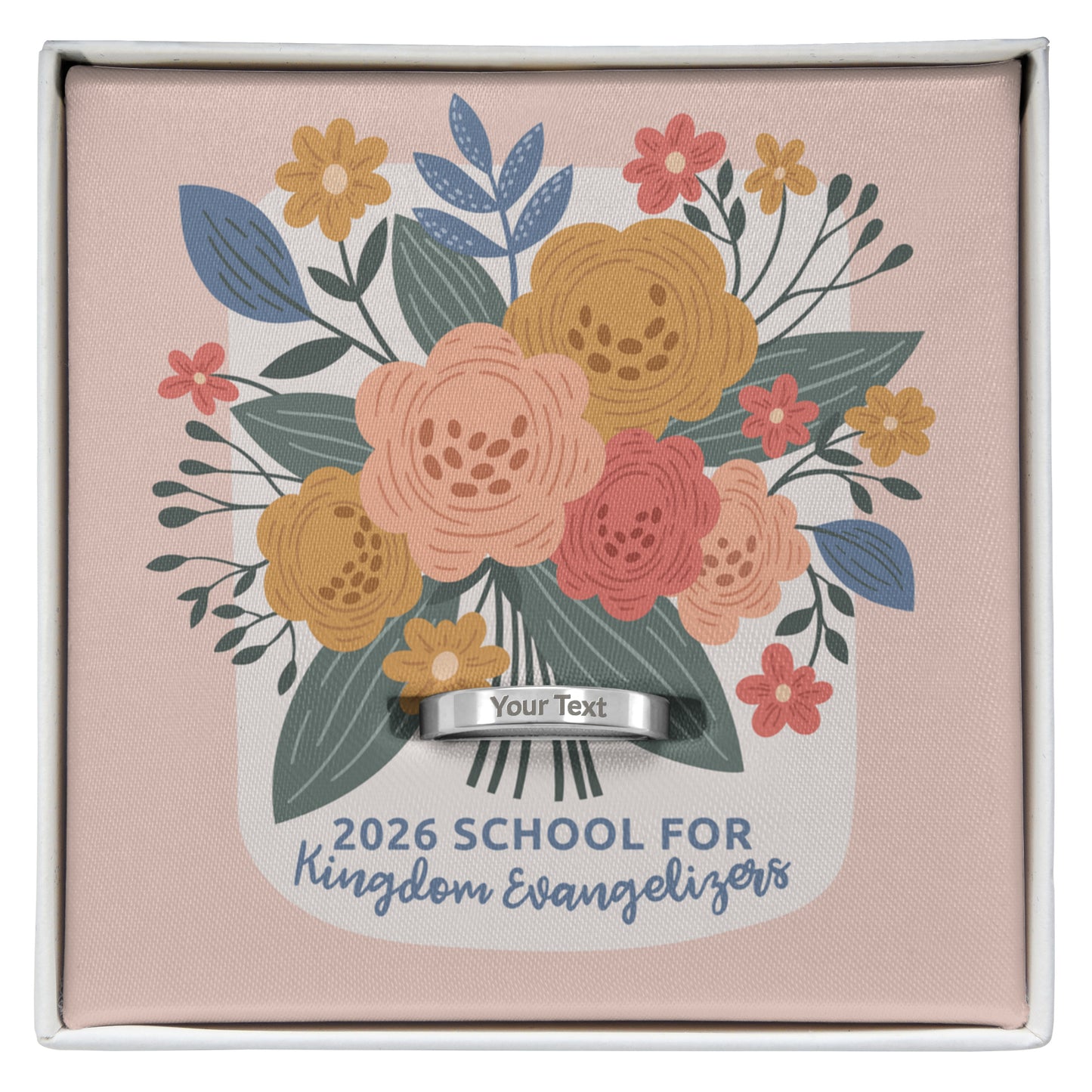 2026 school for kingdom evangelizers gift for sisters, ske personalized engraved ring for women