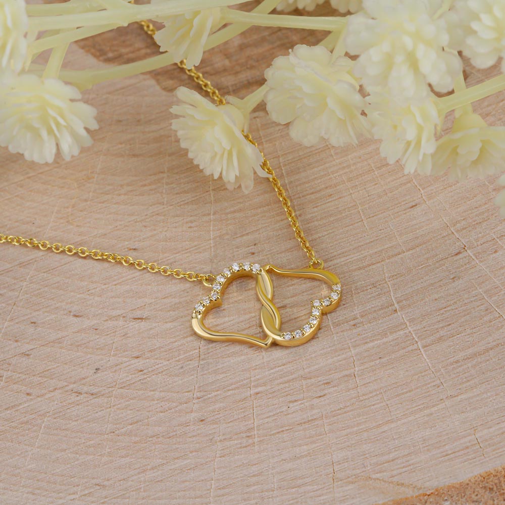 solid 10k gold necklace, baptism necklace for sisters, for daughter