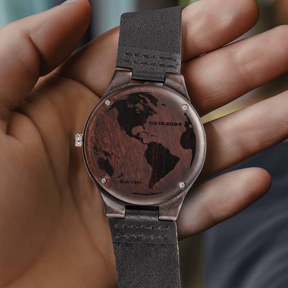 personalized best life ever engraved wood watch for brothers, baptism gift for brothers, no hay vida mejor