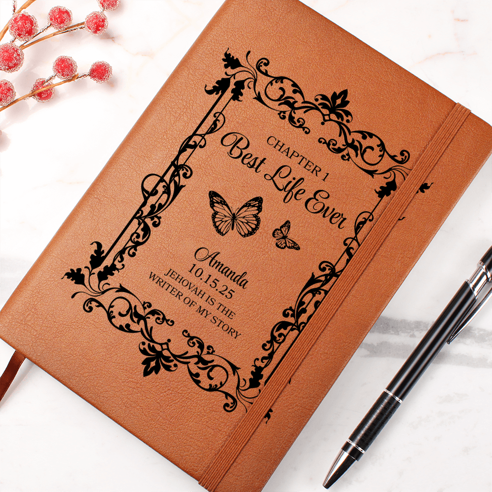 jw personalized baptism journal, jw baptism gifts for sisters