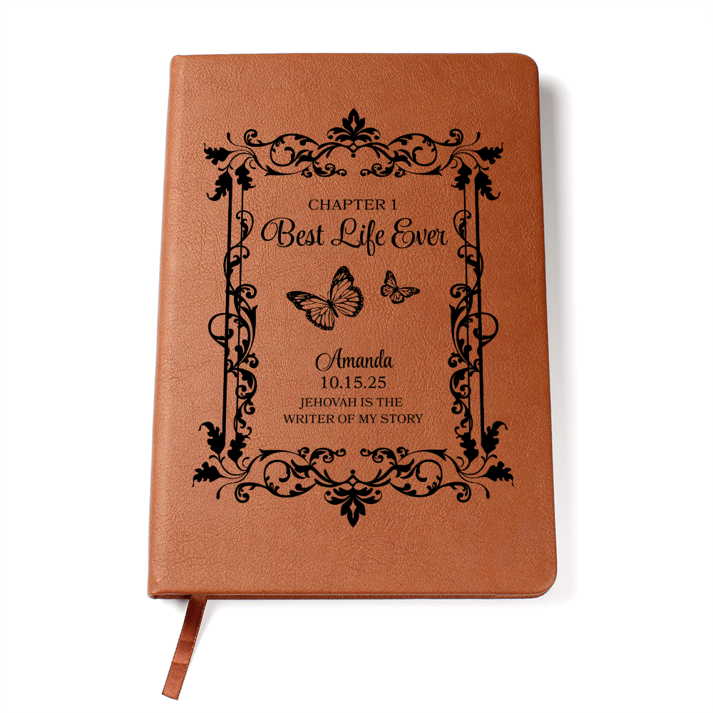 jw personalized baptism journal, jw baptism gifts for sisters