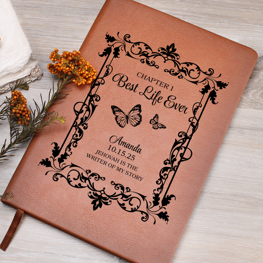 jw personalized baptism journal, jw baptism gifts for sisters