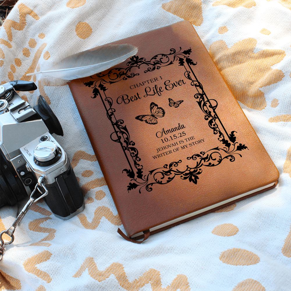 jw personalized baptism journal, jw baptism gifts for sisters