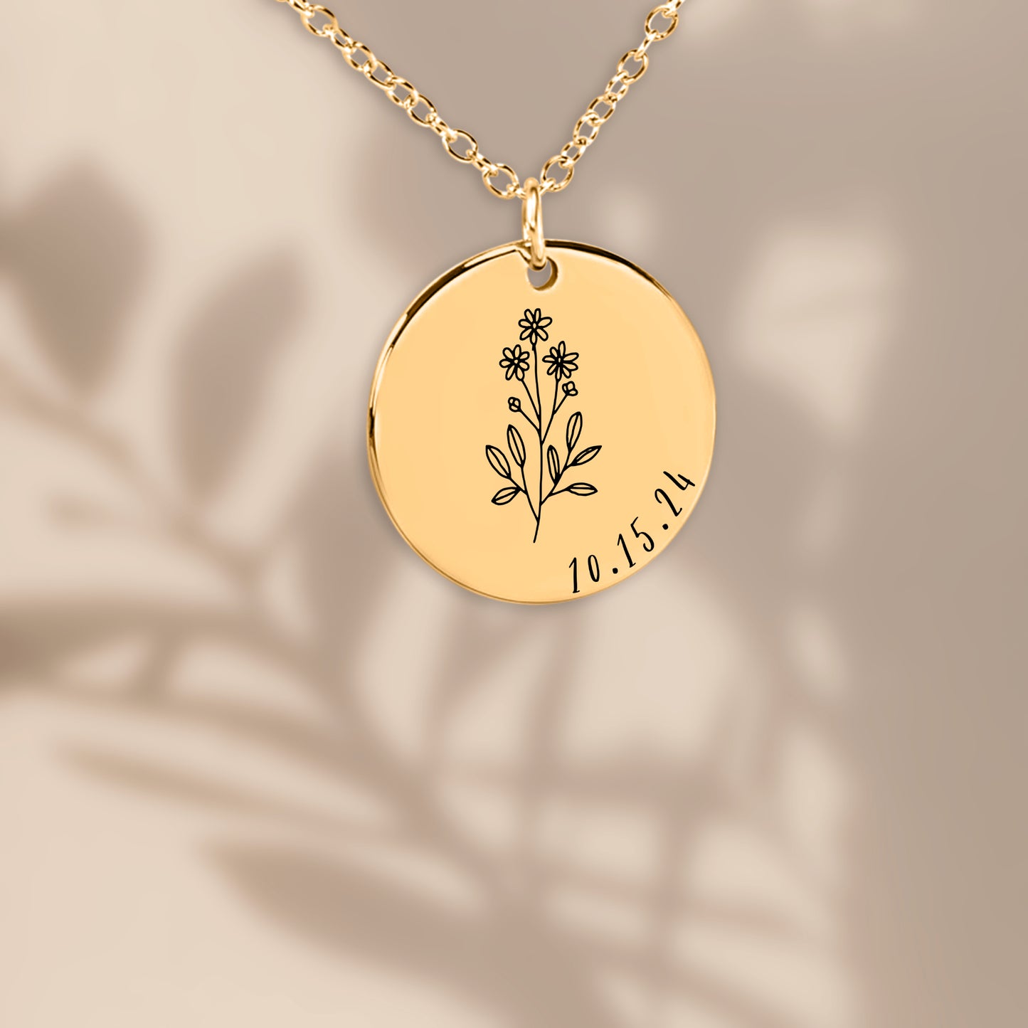 baptism necklace with poem for sisters