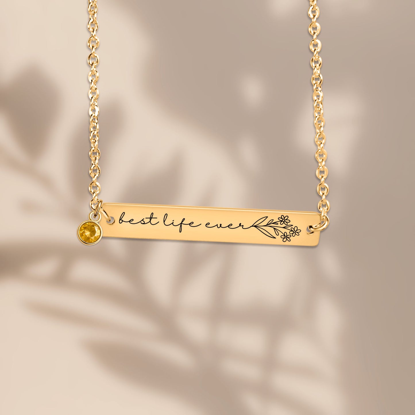 new publisher gift for sisters, best life ever necklace