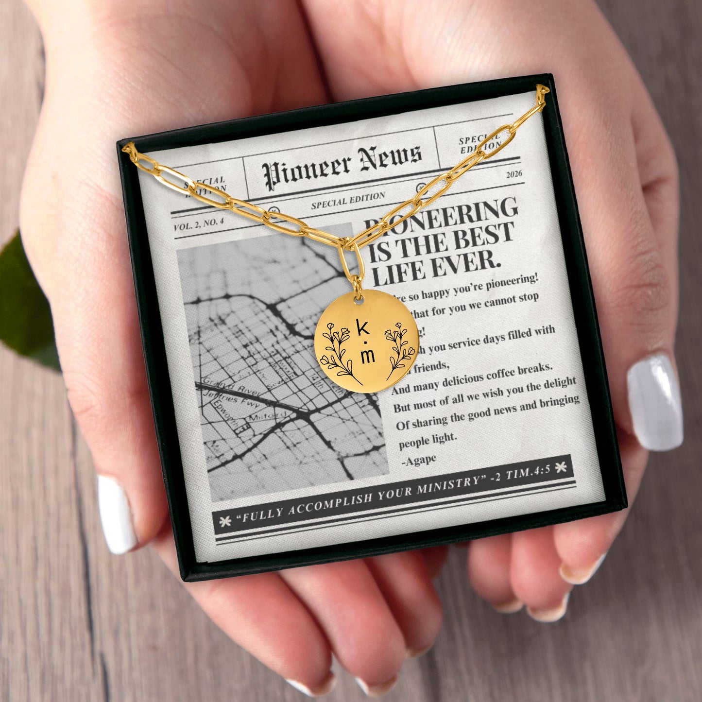 Pioneer necklace gifts for sisters, Pioneer School Gift 2026 for women