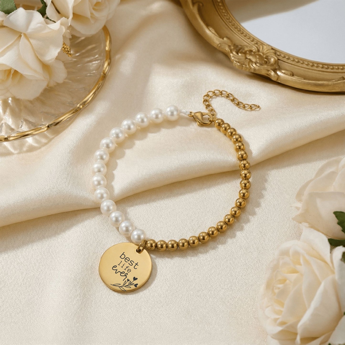 best life ever baptism bracelet for sisters