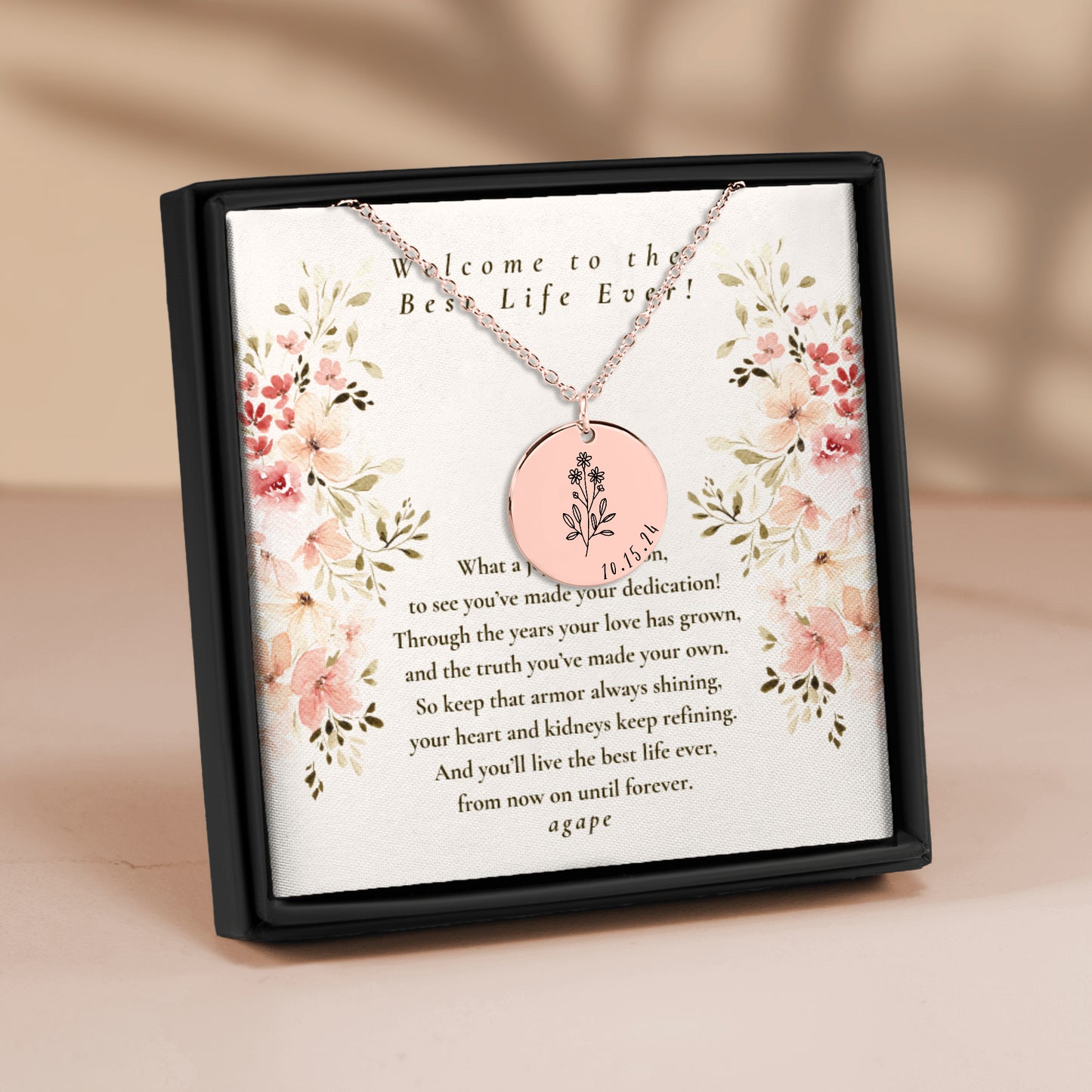 jw baptism jewelry gift for sisters