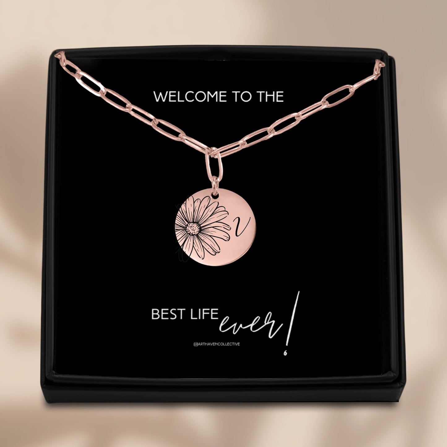 welcome to the best life ever baptism necklace, personalized baptism gift for sisters
