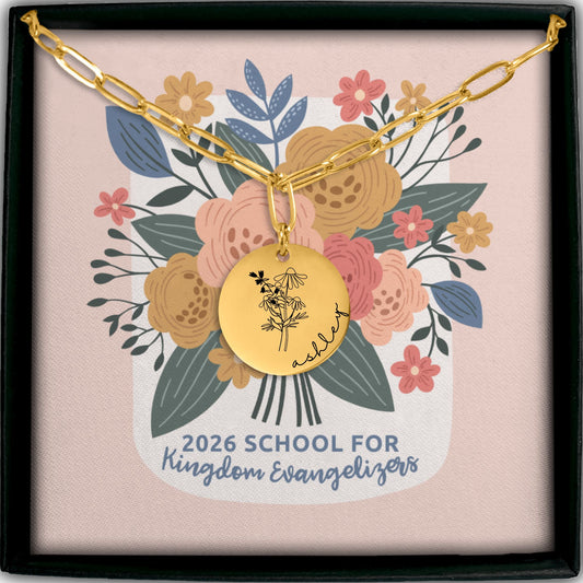 ske gifts for sisters, school for kingdom evangelizers gifts, ske class gifts necklace