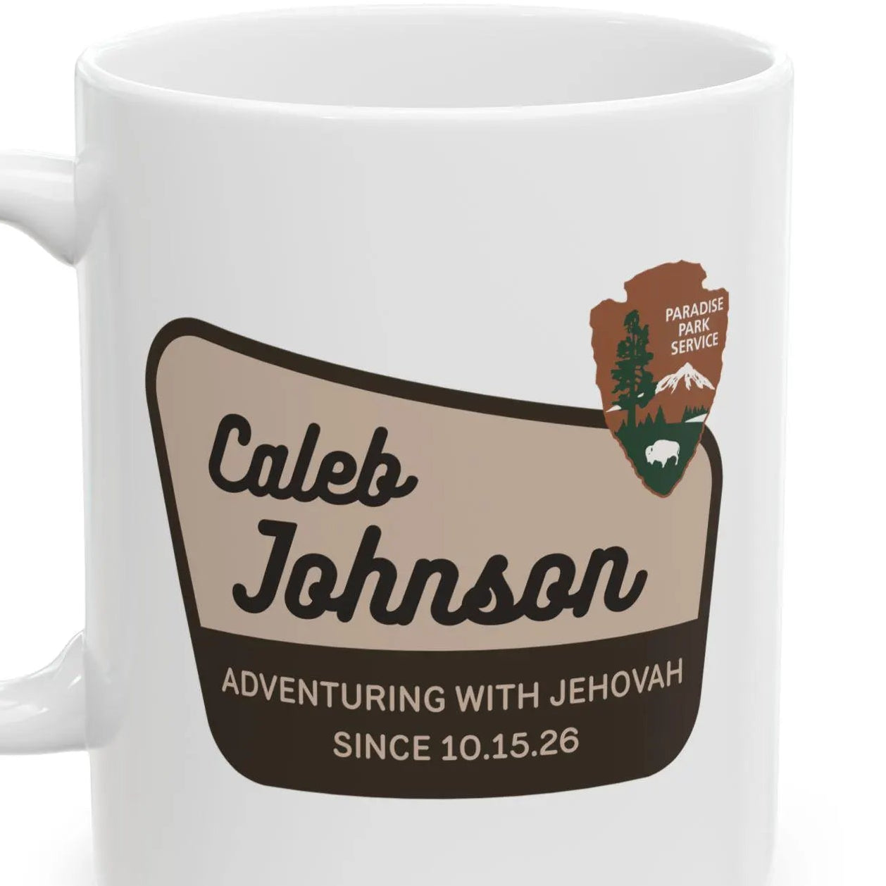 personalized baptism mug for brothers and sisters